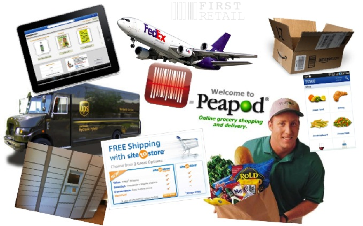 Multi-Channel: iPad, RedLaser, Peapod, UPS, Fedex, Amazon, Tesco, Walmart Site-to-Store
